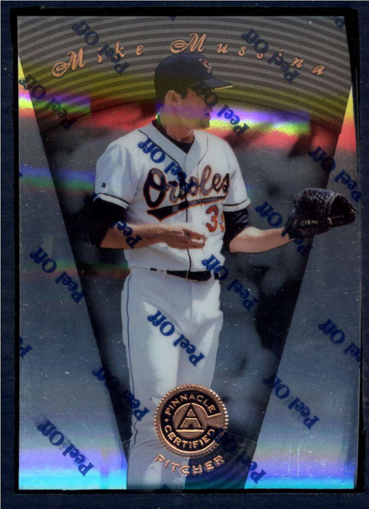 1997 Pinnacle Certified Baseball #43 Mike Mussina  Baltimore Orioles  V86509 Image 1