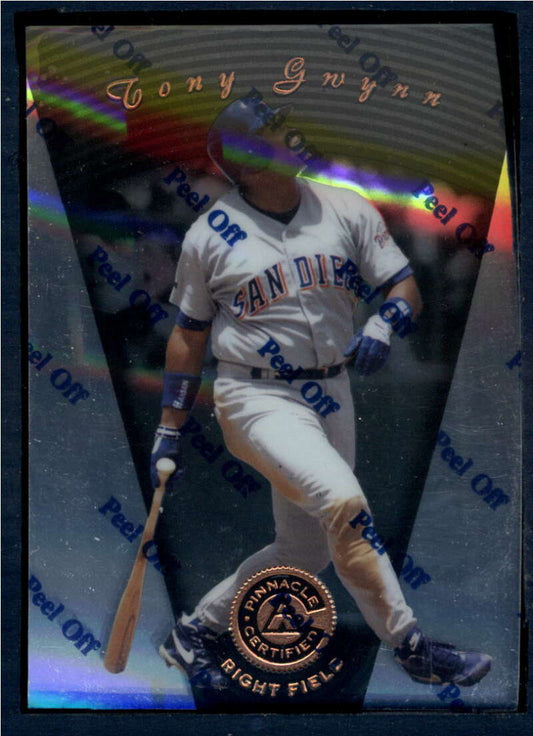 1997 Pinnacle Certified Baseball #45 Tony Gwynn  San Diego Padres  V86511 Image 1