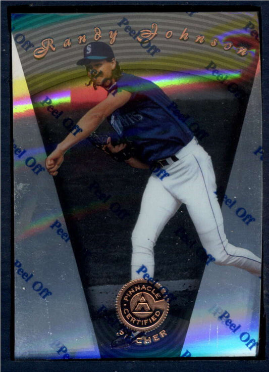 1997 Pinnacle Certified Baseball #54 Randy Johnson  Seattle Mariners  V86520 Image 1