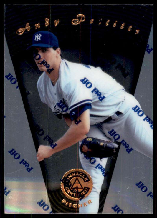 1997 Pinnacle Certified Baseball #92 Andy Pettitte  New York Yankees  V86558 Image 1