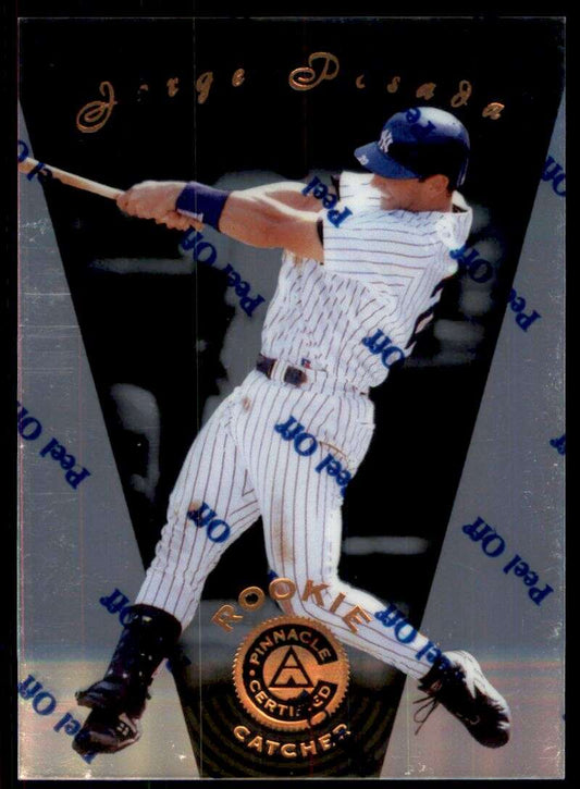 1997 Pinnacle Certified Baseball #125 Jorge Posada  New York Yankees  V86591 Image 1