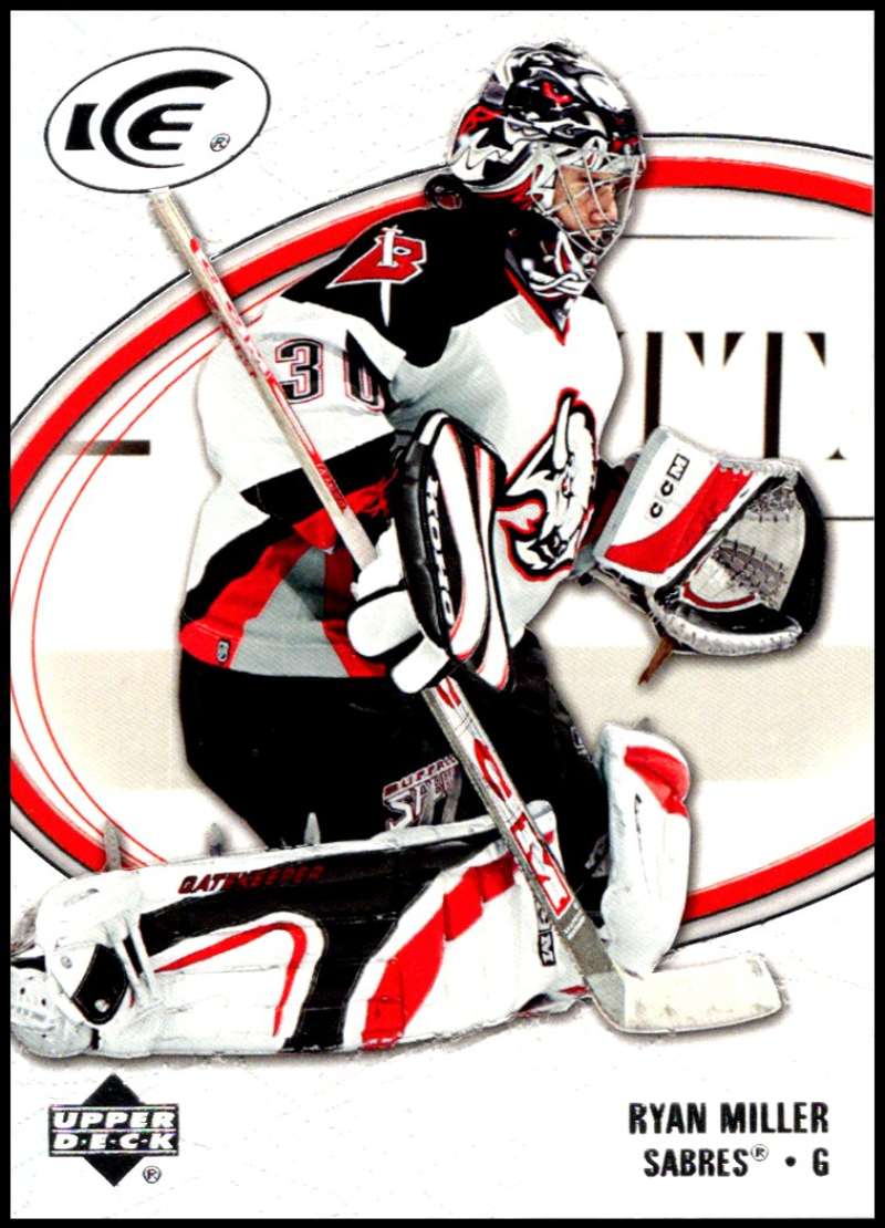2005-06 Upper Deck Ice #12 Ryan Miller  Buffalo Sabres  V94822 Image 1