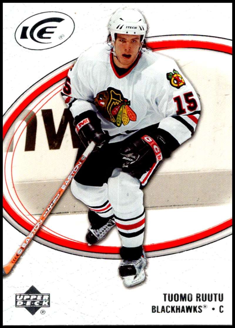 2005-06 Upper Deck Ice #21 Tuomo Ruutu  Chicago Blackhawks  V94829 Image 1