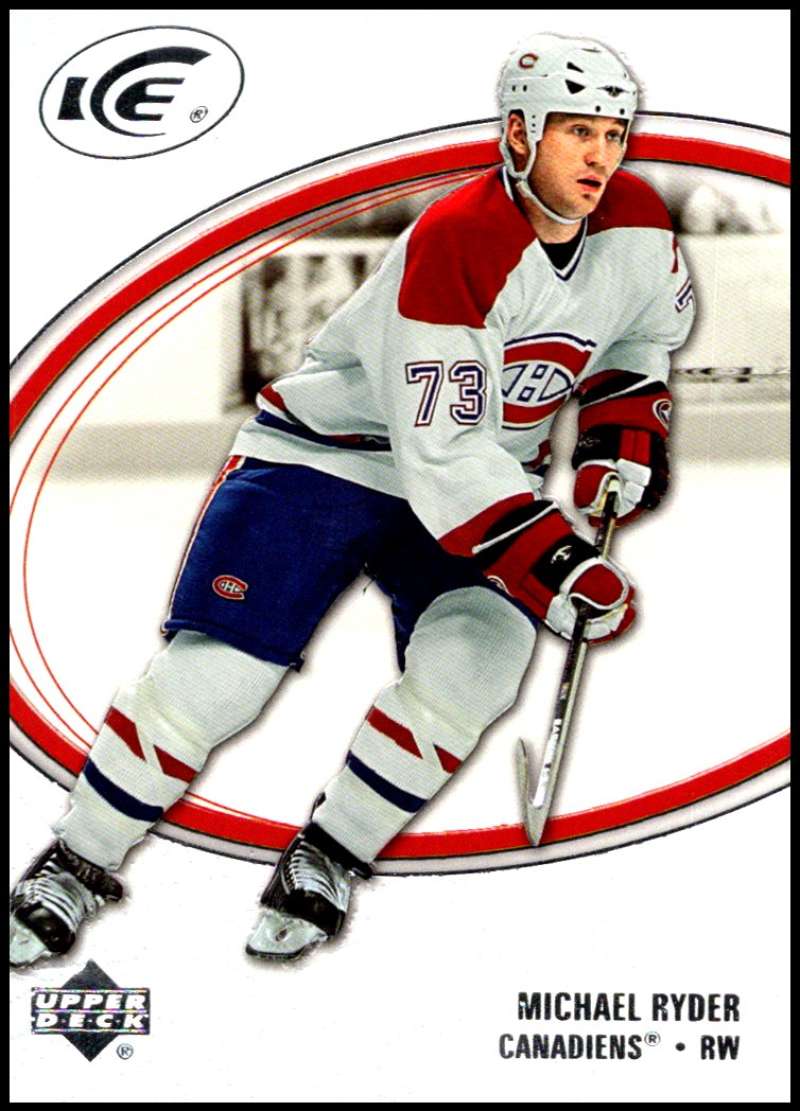 2005-06 Upper Deck Ice #51 Michael Ryder  Montreal Canadiens  V94843 Image 1