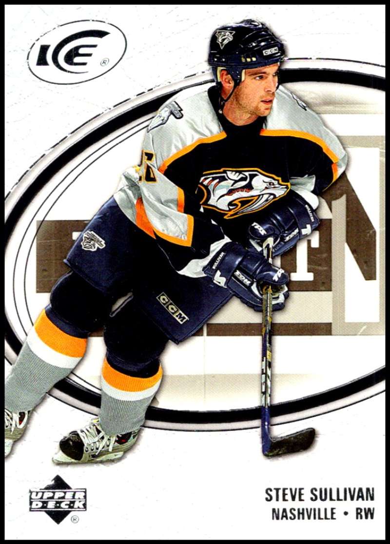 2005-06 Upper Deck Ice #53 Steve Sullivan  Nashville Predators  V94845 Image 1