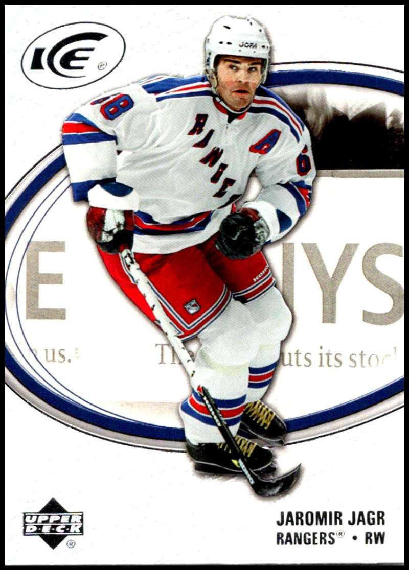 2005-06 Upper Deck Ice #62 Jaromir Jagr  New York Rangers  V94846 Image 1