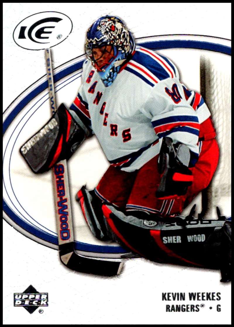2005-06 Upper Deck Ice #63 Kevin Weekes  New York Rangers  V94849 Image 1