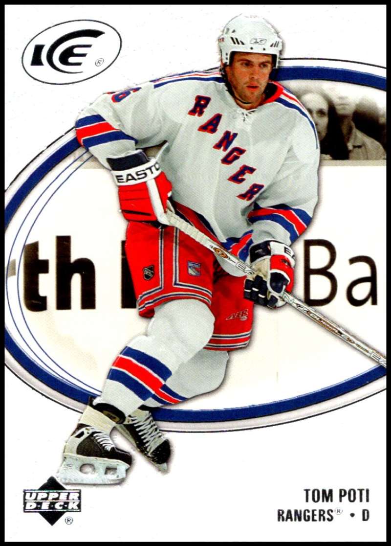 2005-06 Upper Deck Ice #64 Tom Poti  New York Rangers  V94850 Image 1