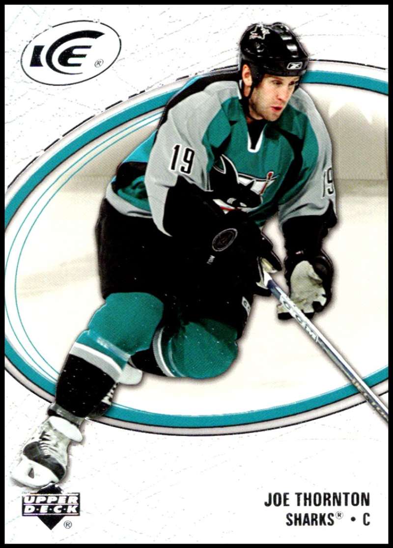2005-06 Upper Deck Ice #80 Joe Thornton  San Jose Sharks  V94857 Image 1