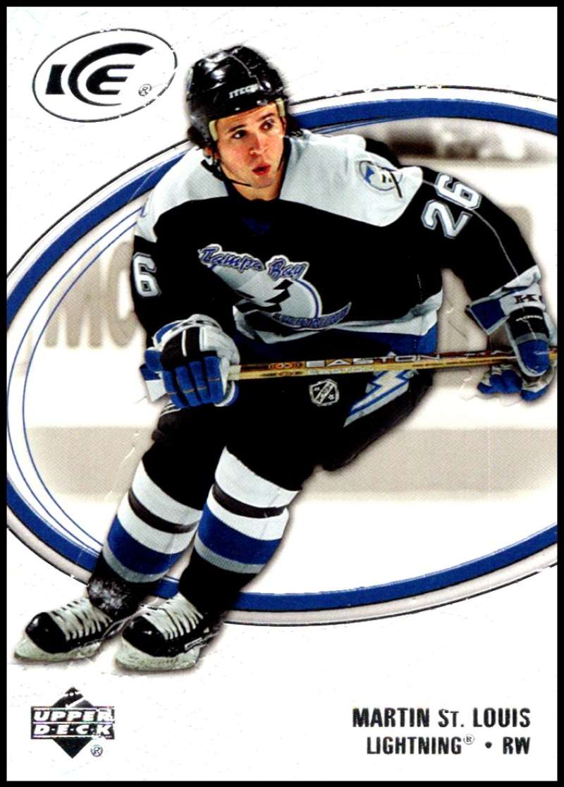 2005-06 Upper Deck Ice #86 Martin St. Louis  Tampa Bay Lightning  V94861 Image 1