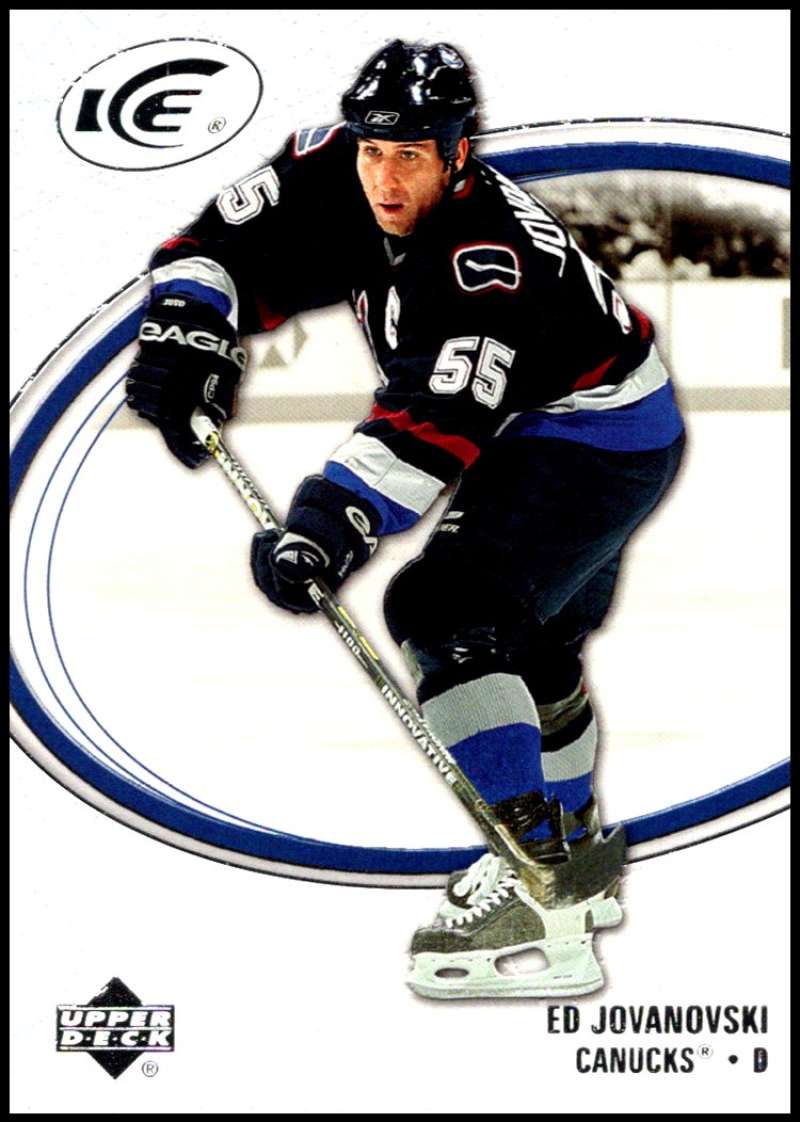2005-06 Upper Deck Ice #98 Ed Jovanovski  Vancouver Canucks  V94865 Image 1