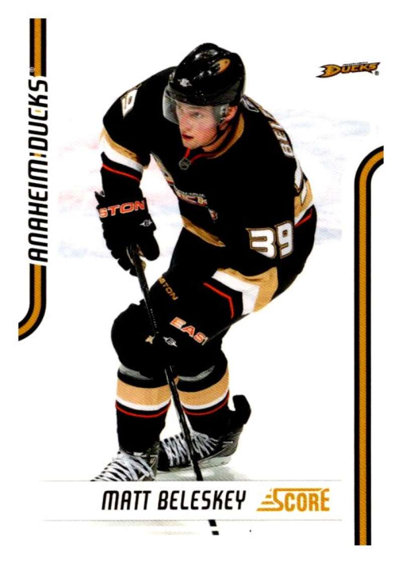 2011-12 Score Glossy #44 Matt Beleskey  Anaheim Ducks  V94972 Image 1