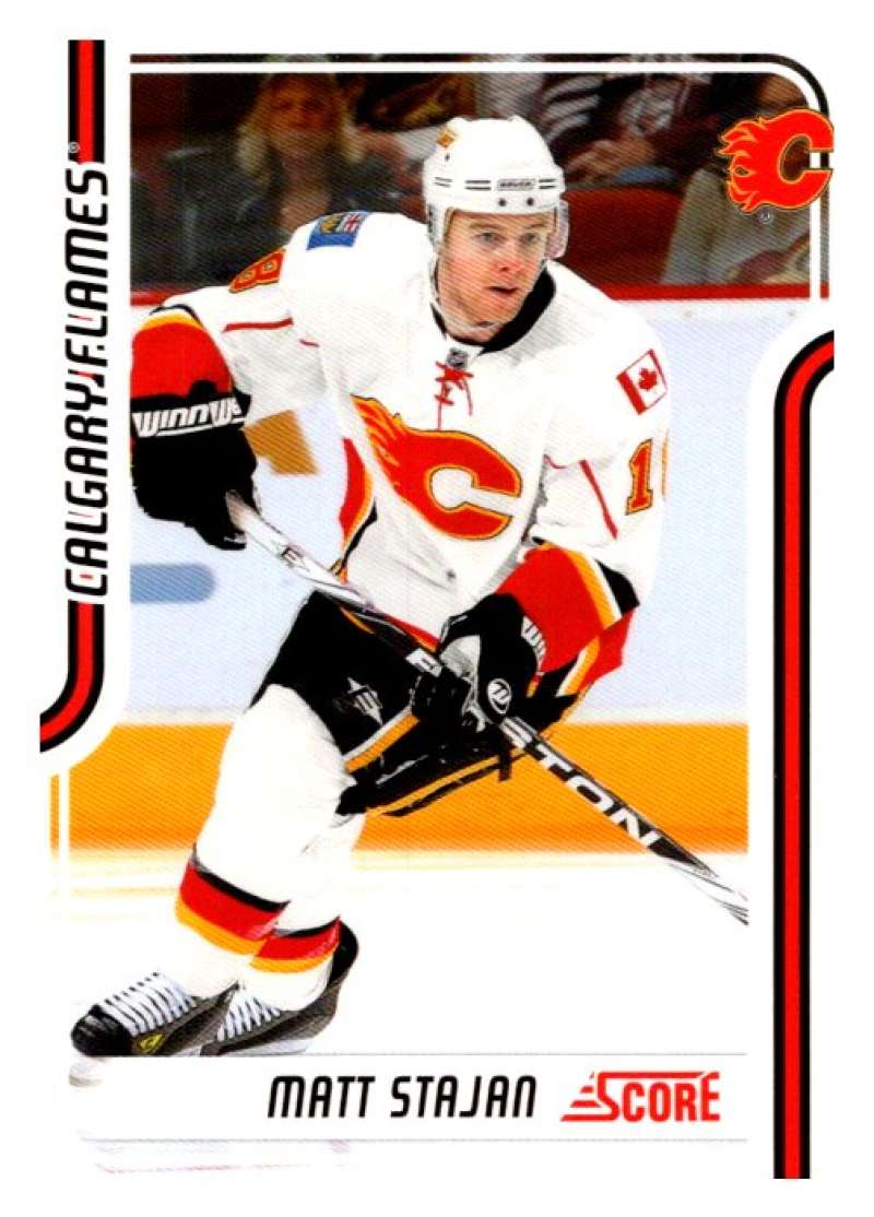 2011-12 Score Glossy #84 Matt Stajan  Calgary Flames  V94989 Image 1