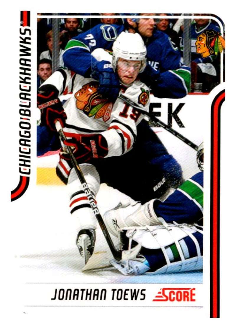 2011-12 Score Glossy #112 Jonathan Toews  Chicago Blackhawks  V94997 Image 1