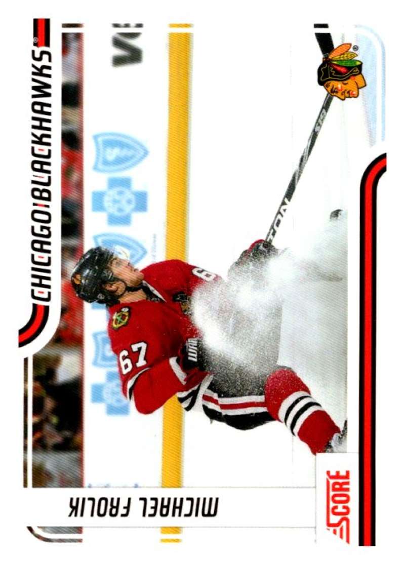2011-12 Score Glossy #114 Michael Frolik  Chicago Blackhawks  V94999 Image 1