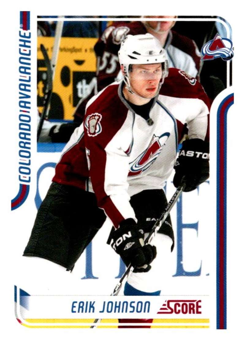 2011-12 Score Glossy #137 Erik Johnson  Colorado Avalanche  V95015 Image 1