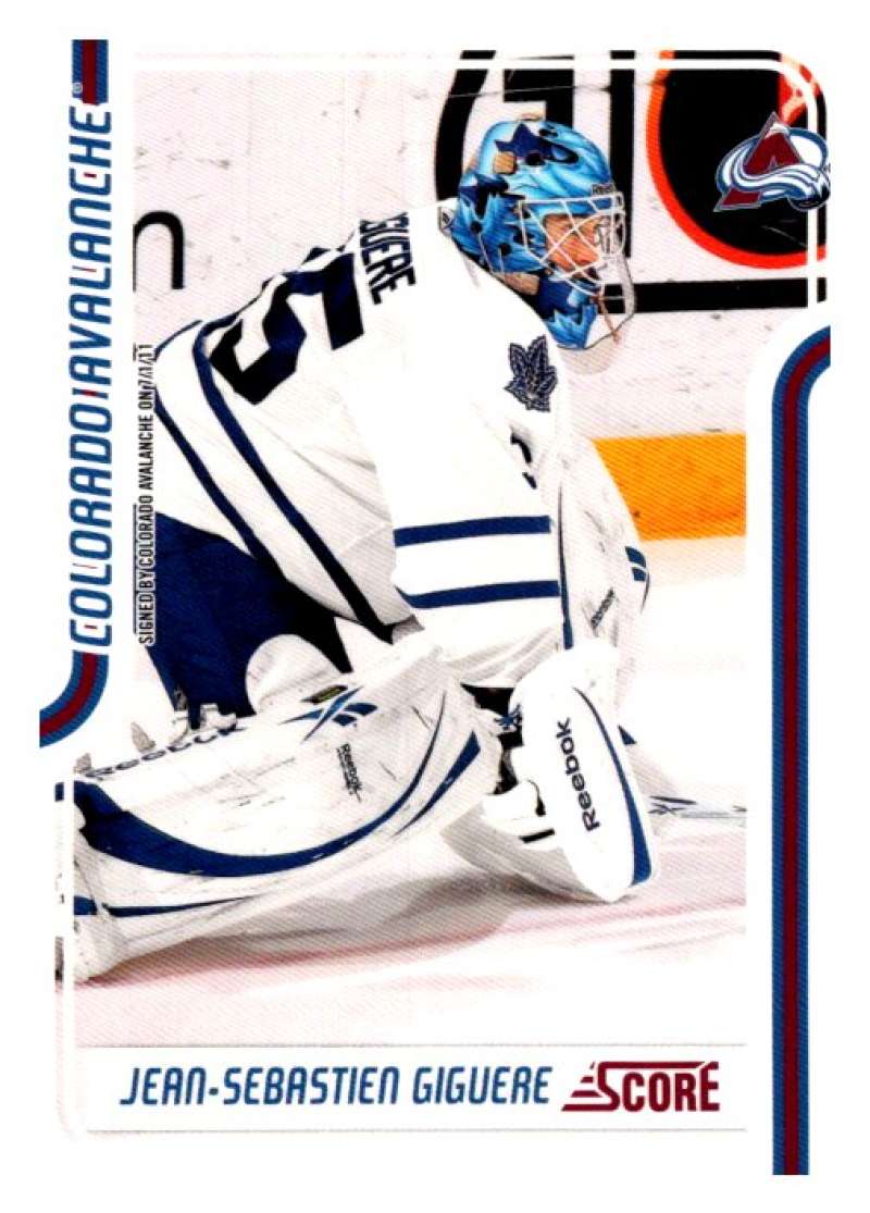 2011-12 Score Glossy #140 Jean-Sebastien Giguere  Colorado Avalanche  V95017 Image 1
