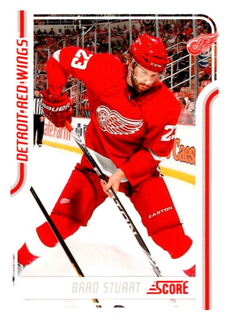 2011-12 Score Glossy #182 Brad Stuart  Detroit Red Wings  V95049 Image 1