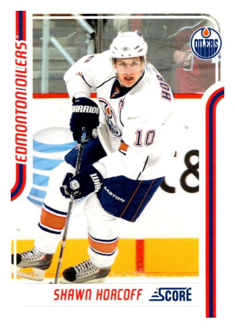 2011-12 Score Glossy #187 Shawn Horcoff  Edmonton Oilers  V95053 Image 1