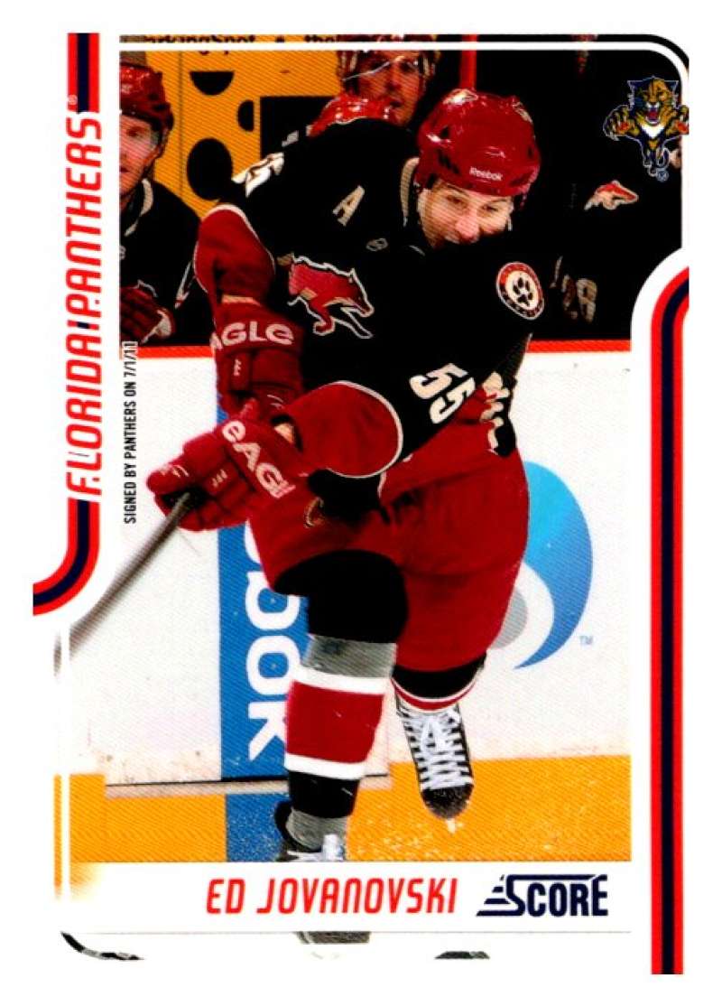 2011-12 Score Glossy #209 Ed Jovanovski  Florida Panthers  V95066 Image 1
