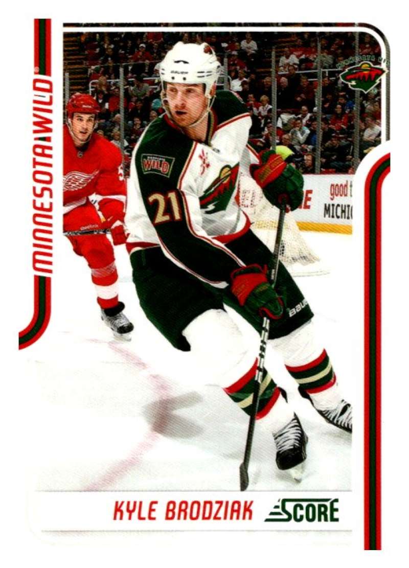 2011-12 Score Glossy #238 Kyle Brodziak  Minnesota Wild  V95092 Image 1