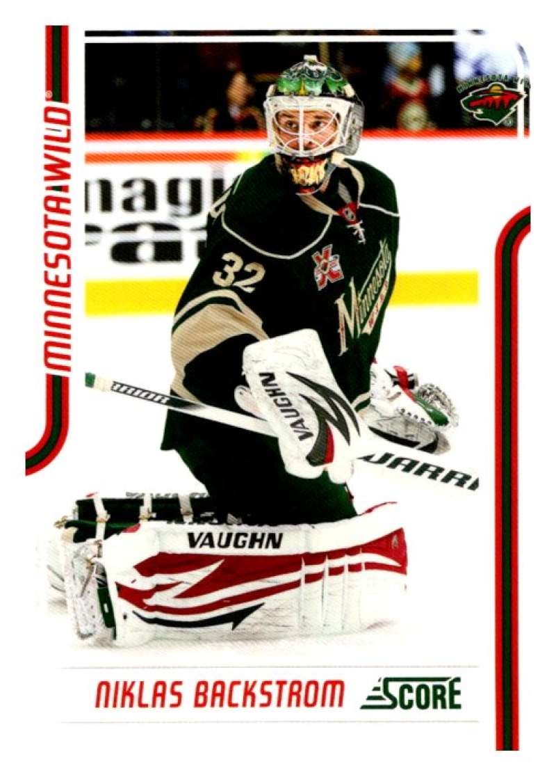 2011-12 Score Glossy #244 Niklas Backstrom  Minnesota Wild  V95098 Image 1