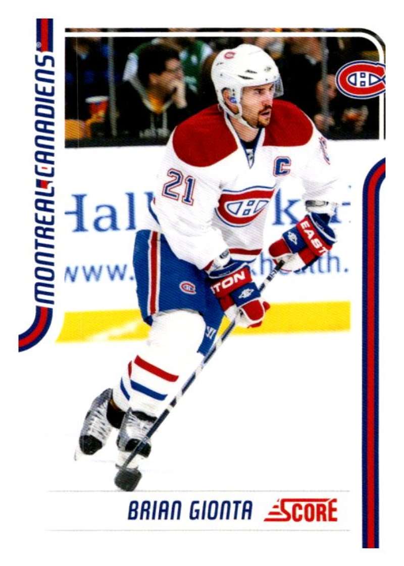 2011-12 Score Glossy #248 Brian Gionta  Montreal Canadiens  V95102 Image 1