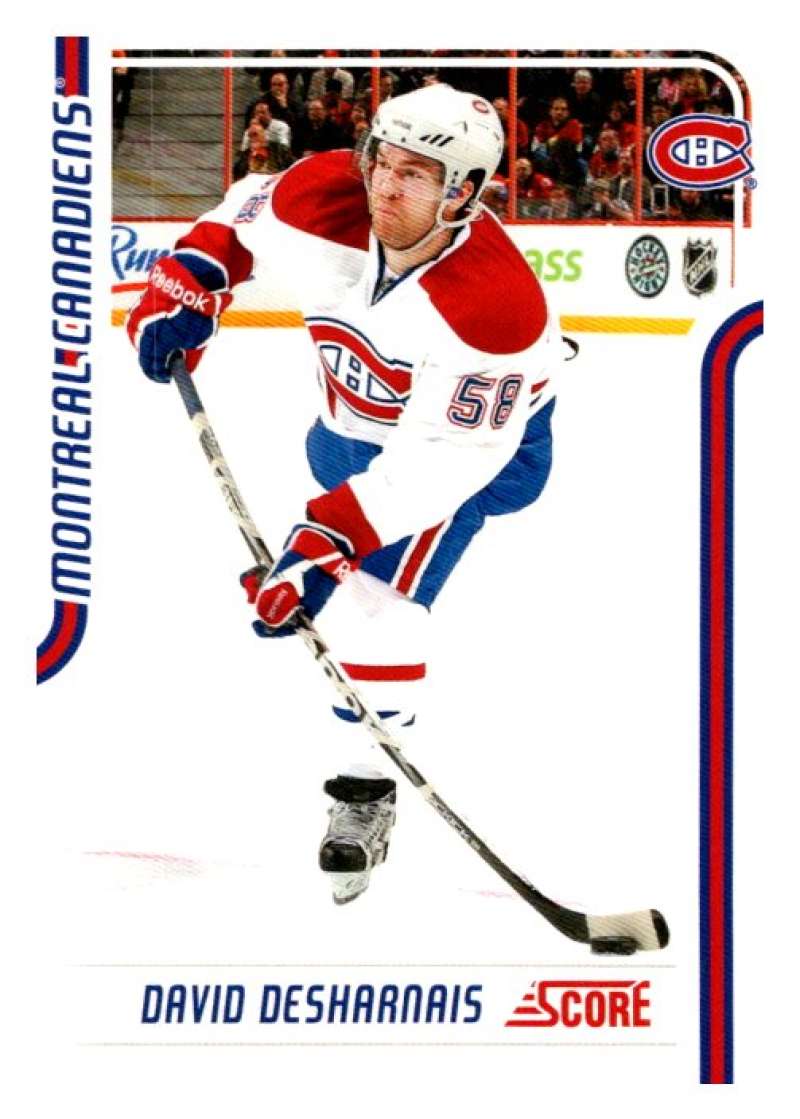 2011-12 Score Glossy #252 David Desharnais  Montreal Canadiens  V95104 Image 1