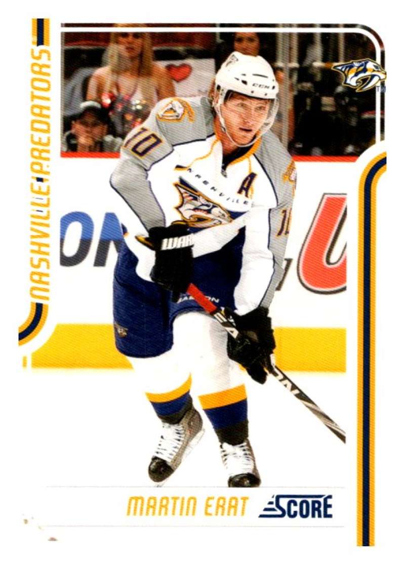 2011-12 Score Glossy #262 Martin Erat  Nashville Predators  V95112 Image 1