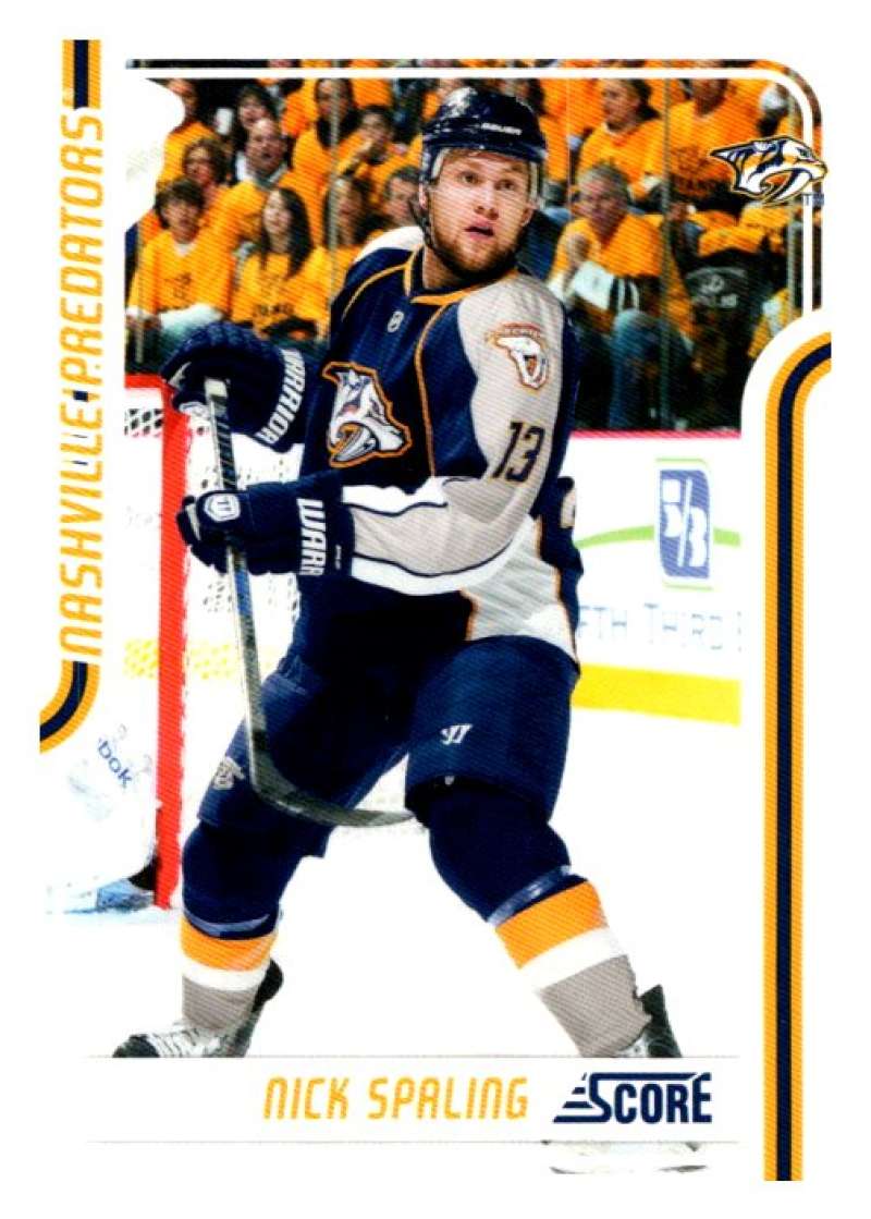 2011-12 Score Glossy #266 Nick Spaling  Nashville Predators  V95115 Image 1
