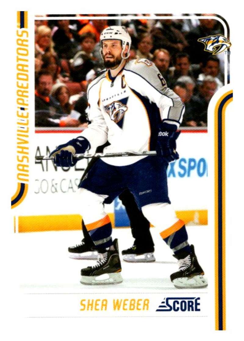2011-12 Score Glossy #270 Shea Weber  Nashville Predators  V95119 Image 1