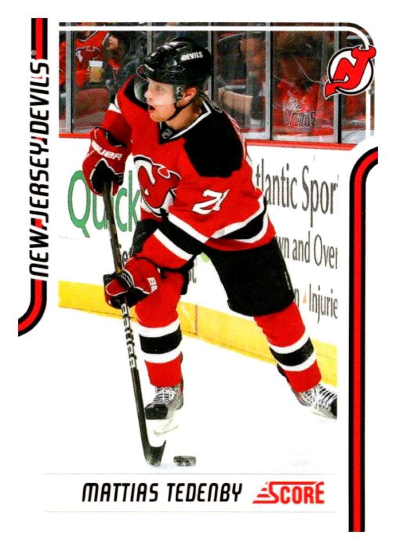 2011-12 Score Glossy #283 Mattias Tedenby  New Jersey Devils  V95129 Image 1