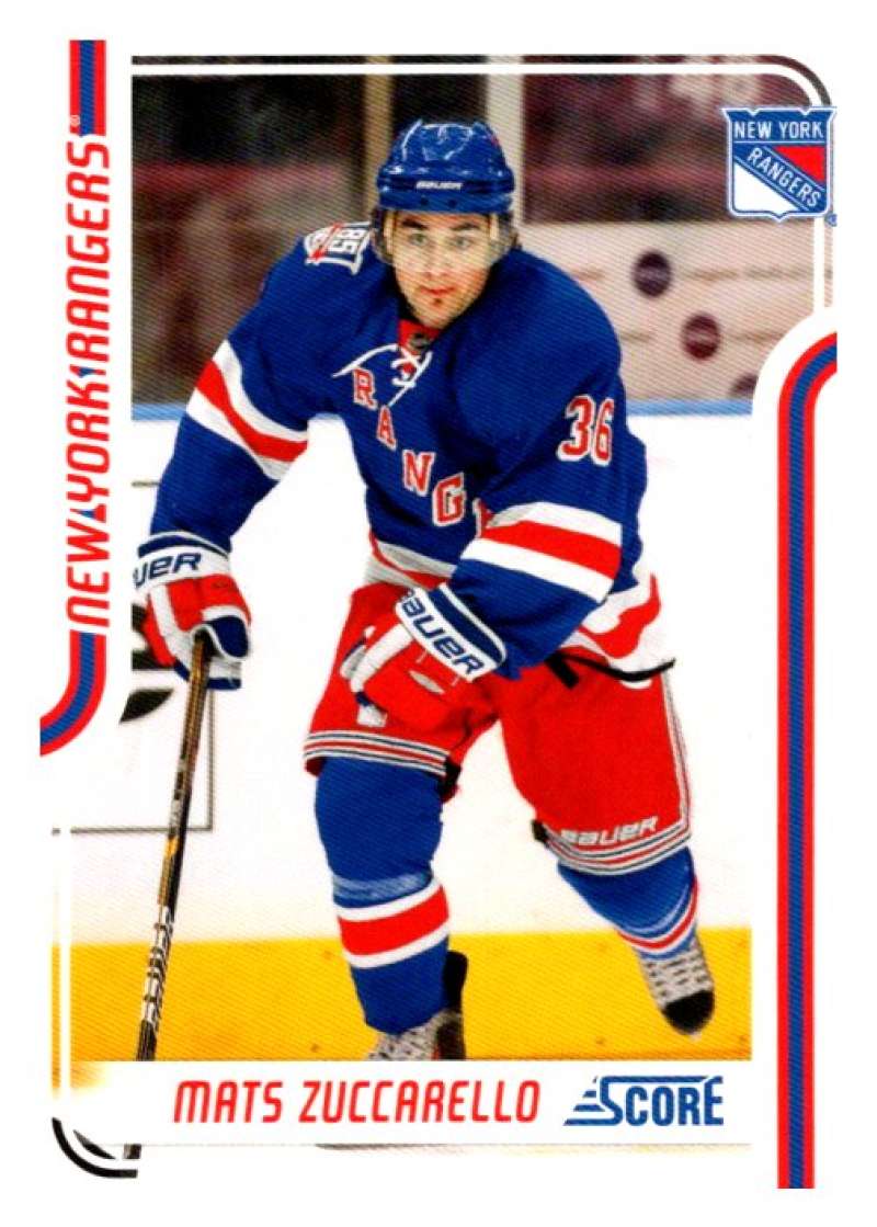 2011-12 Score Glossy #313 Mats Zuccarello  New York Rangers  V95152 Image 1