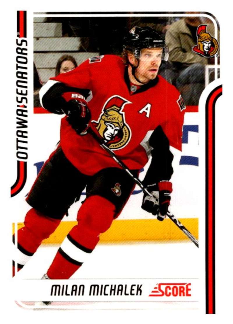 2011-12 Score Glossy #323 Milan Michalek  Ottawa Senators  V95158 Image 1