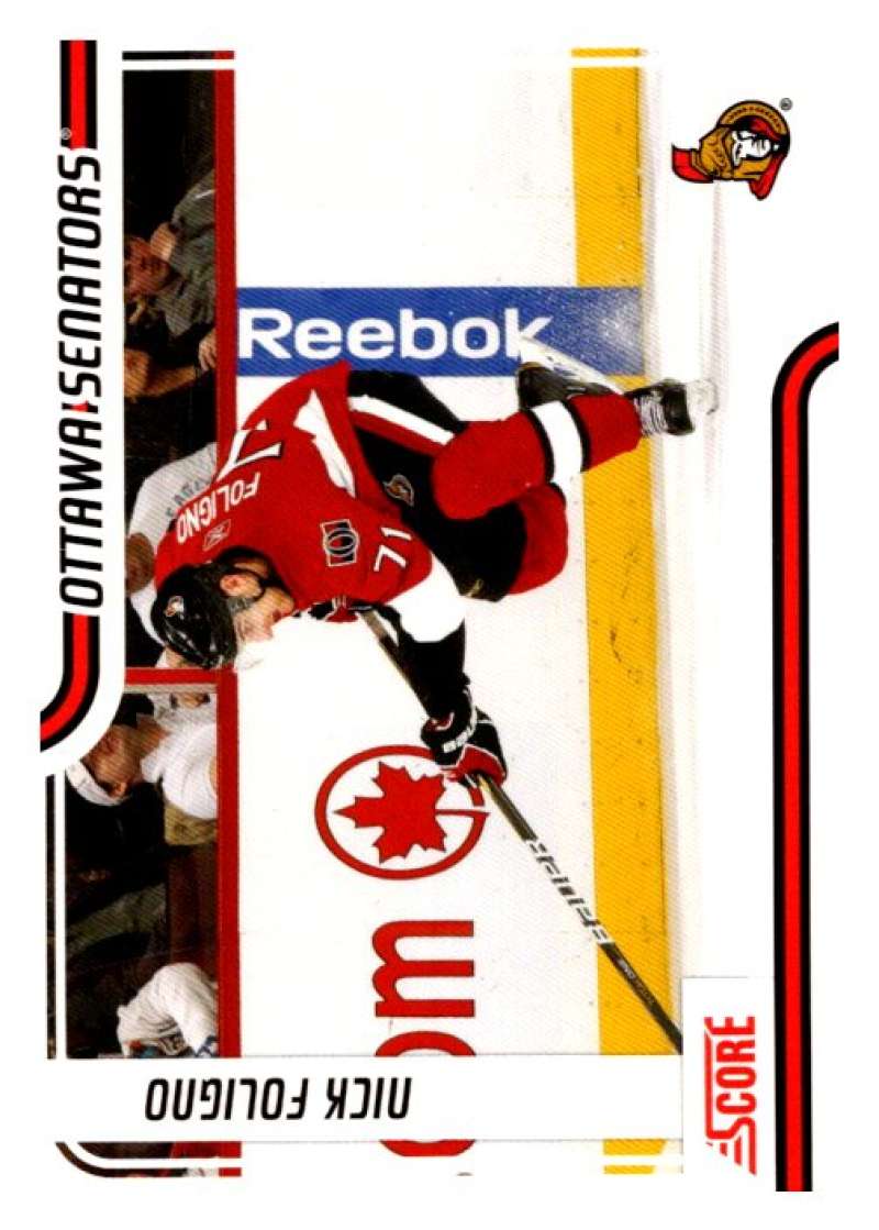 2011-12 Score Glossy #325 Nick Foligno  Ottawa Senators  V95159 Image 1