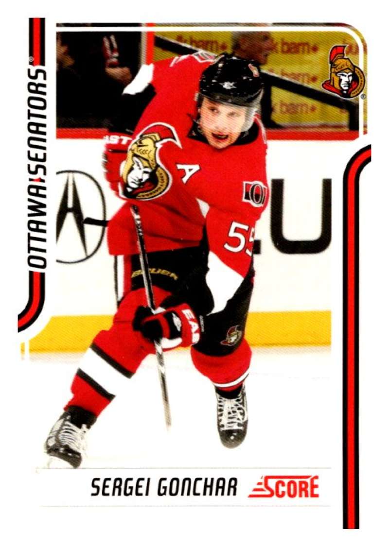 2011-12 Score Glossy #330 Sergei Gonchar  Ottawa Senators  V95164 Image 1