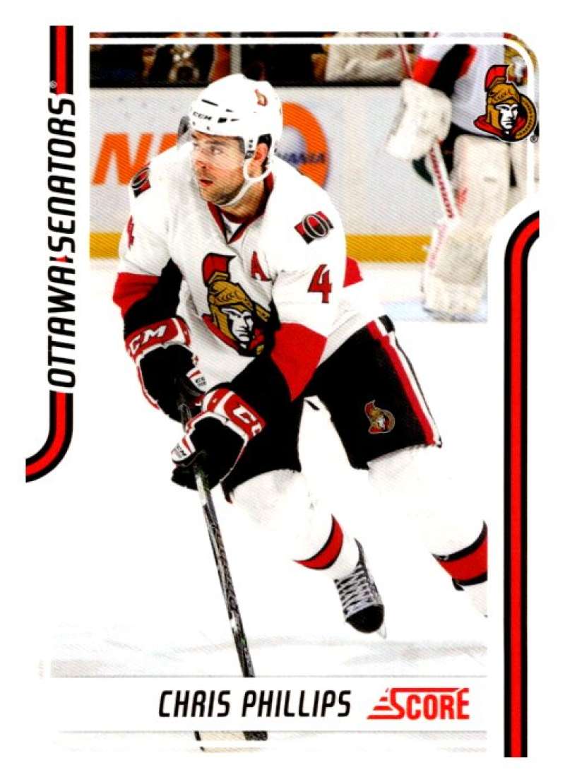 2011-12 Score Glossy #332 Chris Phillips  Ottawa Senators  V95166 Image 1