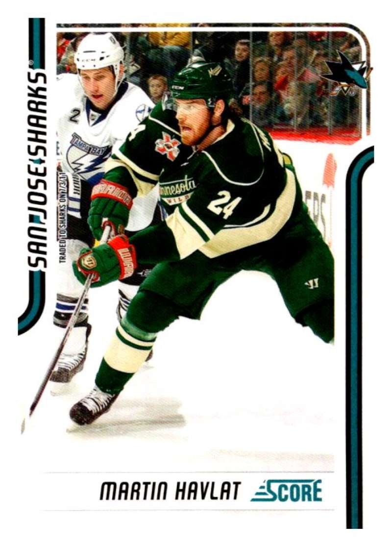 2011-12 Score Glossy #382 Martin Havlat  San Jose Sharks  V95197 Image 1