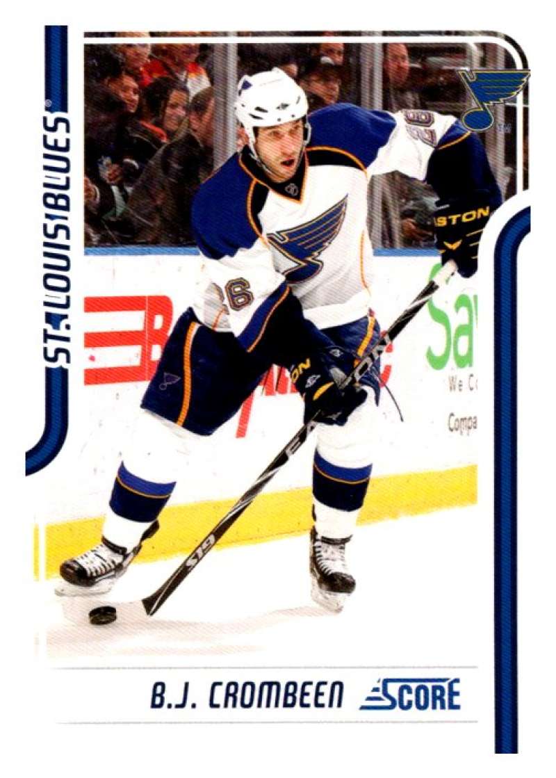 2011-12 Score Glossy #404 B.J. Crombeen  St. Louis Blues  V95212 Image 1
