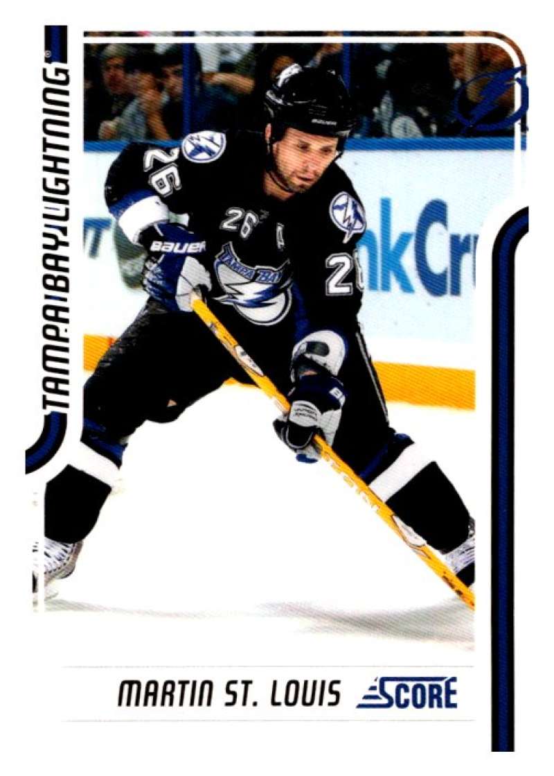 2011-12 Score Glossy #412 Martin St. Louis  Tampa Bay Lightning  V95216 Image 1