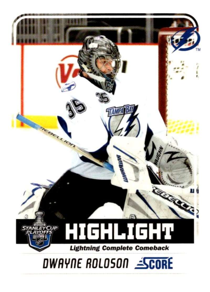 2011-12 Score Glossy #486 Dwayne Roloson  Tampa Bay Lightning  V95263 Image 1