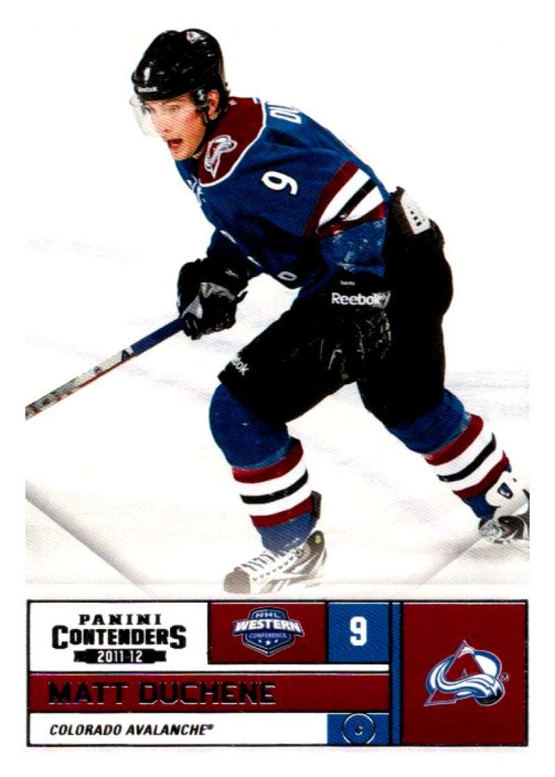 2011-12 Playoff Contenders #9 Matt Duchene  Colorado Avalanche  V93087 Image 1