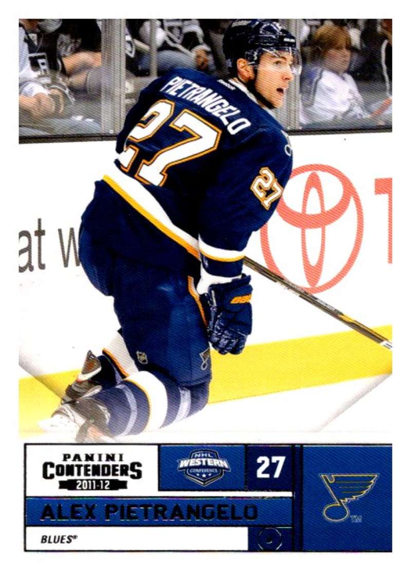 2011-12 Playoff Contenders #27 Alex Pietrangelo  St. Louis Blues  V93094 Image 1