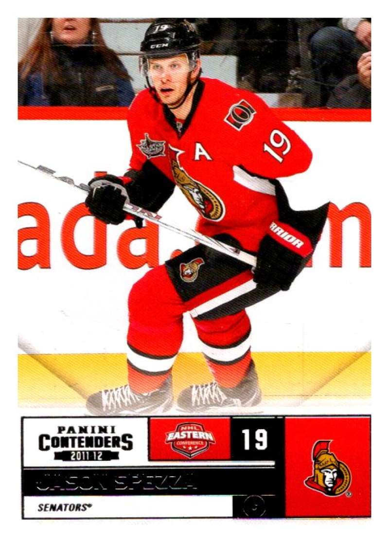 2011-12 Playoff Contenders #51 Jason Spezza  Ottawa Senators  V93105 Image 1