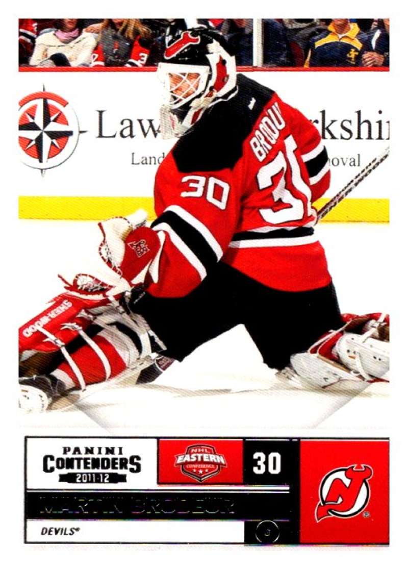 2011-12 Playoff Contenders #66 Martin Brodeur  New Jersey Devils  V93119 Image 1