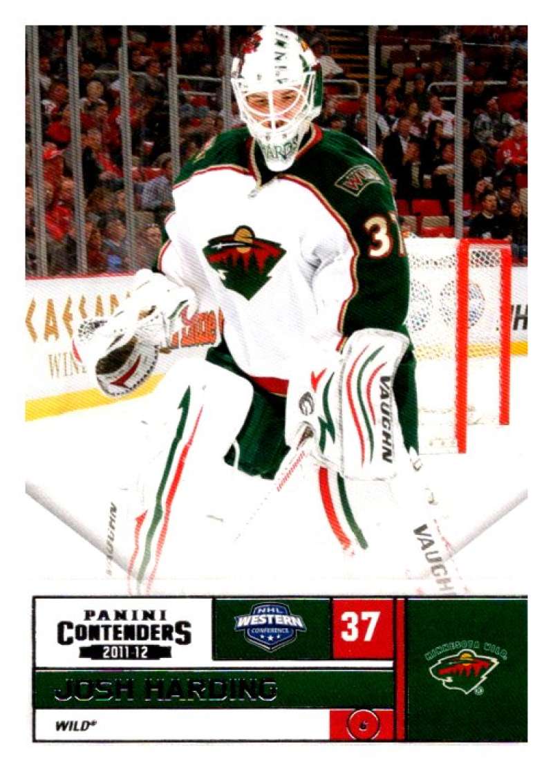 2011-12 Playoff Contenders #100 Josh Harding  Minnesota Wild  V93147 Image 1