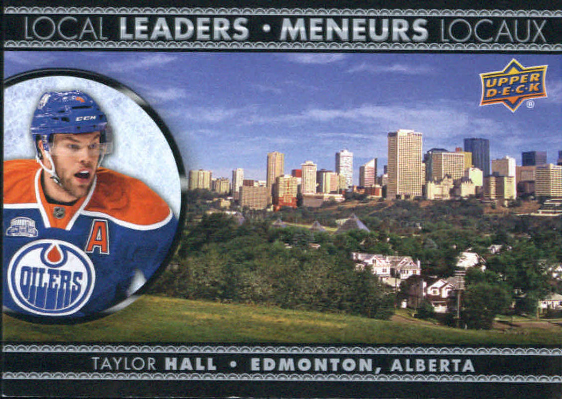 2016-17 Tim Hortons Local Leaders #LL-2 Taylor Hall NM-MT Hockey NHL Oilers Image 1
