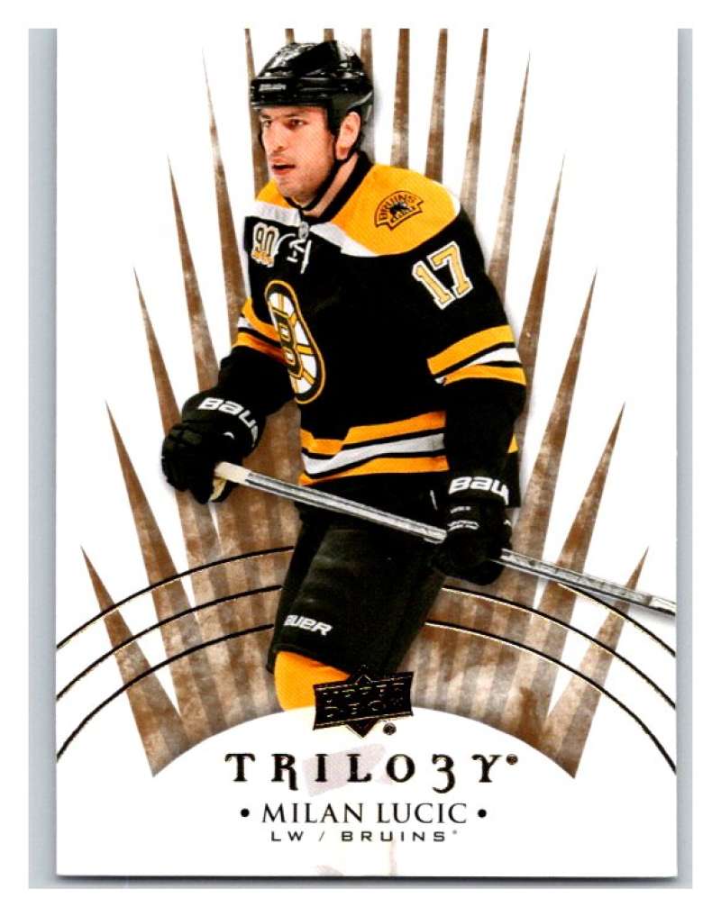 2014-15 Upper Deck Trilogy #9 Milan Lucic  Boston Bruins  V94404 Image 1