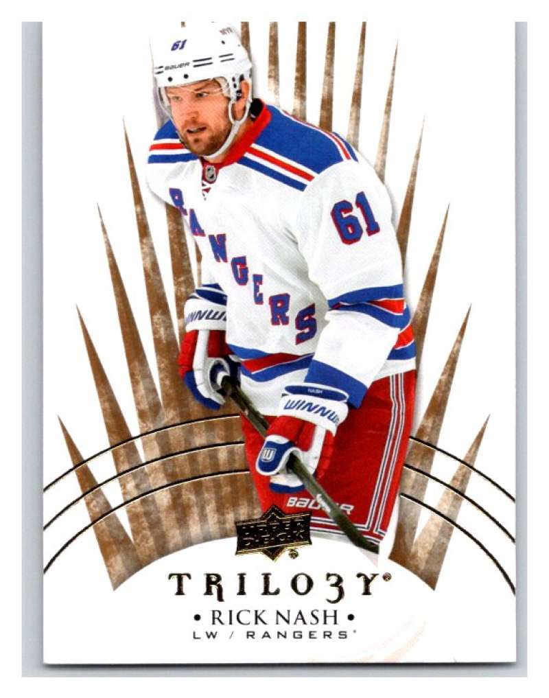 2014-15 Upper Deck Trilogy #26 Rick Nash  New York Rangers  V94414 Image 1