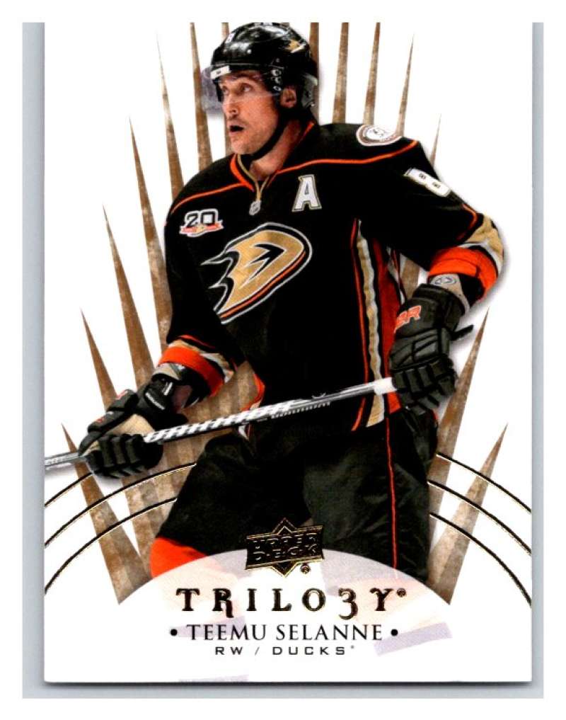 2014-15 Upper Deck Trilogy #92 Teemu Selanne  Anaheim Ducks  V94453 Image 1